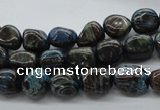 CNG221 15.5 inches 8*10mm nuggets stripe jasper gemstone beads