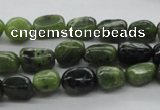 CNG222 15.5 inches 7*9mm nuggets canadian jade gemstone beads