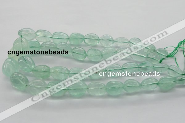 CNG227 15.5 inches 12-20mm*16-25mm nuggets green fluorite beads