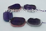 CNG2308 7.5 inches 30*35mm - 35*50mm freeform agate gemstone beads