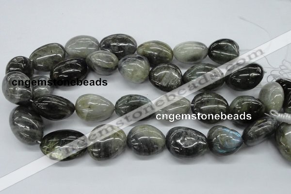 CNG231 15.5 inches 22*30mm nuggets labradorite gemstone beads