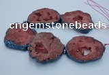 CNG2357 7.5 inches 40*50mm - 55*60mm freeform druzy agate beads