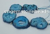 CNG2359 7.5 inches 40*50mm - 55*60mm freeform druzy agate beads