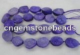 CNG2412 15.5 inches 22*28mm - 28*35mm freeform agate beads