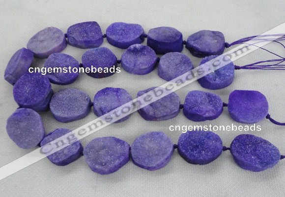 CNG2412 15.5 inches 22*28mm - 28*35mm freeform agate beads