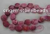 CNG2413 15.5 inches 22*28mm - 28*35mm freeform agate beads