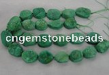 CNG2415 15.5 inches 22*28mm - 28*35mm freeform agate beads