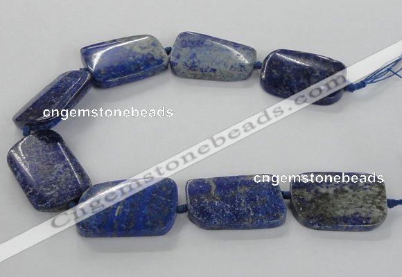 CNG2428 15.5 inches 25*35mm - 30*40mm freeform lapis lazuli beads