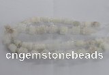 CNG2434 15.5 inches 12*14mm - 15*18mm tube druzy quartz beads