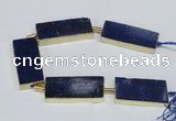 CNG2445 15.5 inches 20*40mm - 20*45mm freeform lapis lazuli beads