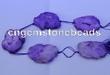 CNG2571 15.5 inches 45*50mm - 55*65mm freeform druzy agate beads