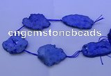 CNG2575 15.5 inches 45*50mm - 55*65mm freeform druzy agate beads