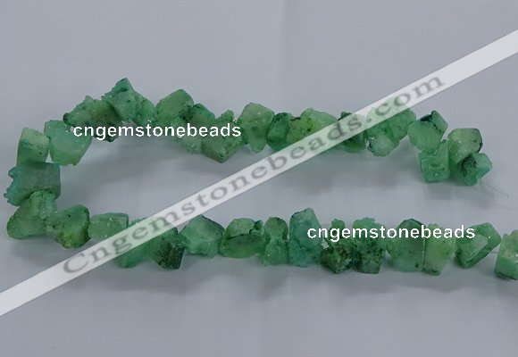 CNG2585 15.5 inches 13*18mm - 15*25mm nuggets druzy agate beads