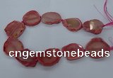 CNG2610 15.5 inches 30*35mm - 40*45mm freeform agate beads