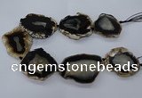 CNG2615 15.5 inches 45*50mm - 50*60mm freeform druzy agate beads