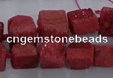 CNG2620 15.5 inches 10*12mm - 14*16mm nuggets druzy agate beads