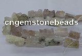 CNG2631 15.5 inches 20*25mm - 23*42mm freeform druzy amethyst beads