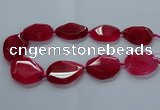 CNG2643 15.5 inches 25*35mm - 30*40mm freeform agate beads