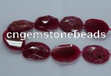 CNG2649 15.5 inches 30*38mm - 40*50mm freeform agate beads