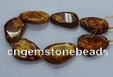 CNG2653 15.5 inches 38*48mm - 42*55mm freeform agate beads