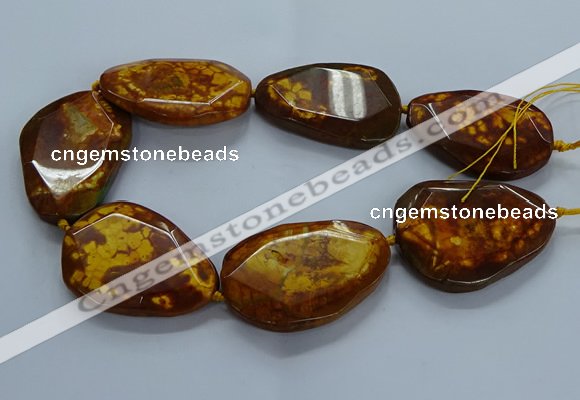 CNG2653 15.5 inches 38*48mm - 42*55mm freeform agate beads