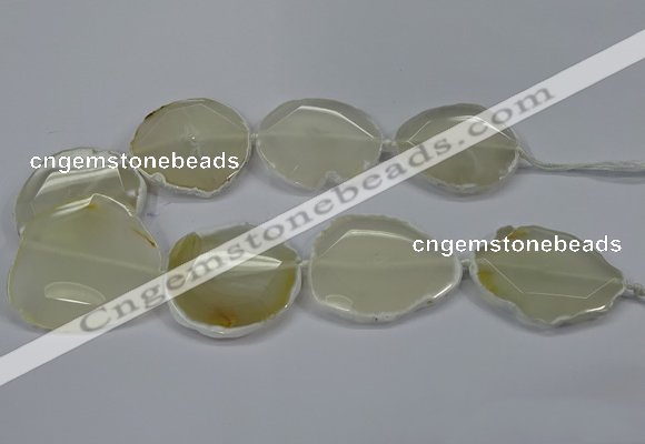 CNG2661 15.5 inches 30*40mm - 40*55mm freeform agate beads