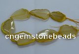 CNG2662 15.5 inches 35*45mm - 40*55mm freeform agate beads