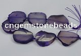 CNG2663 15.5 inches 30*40mm - 40*55mm freeform agate beads