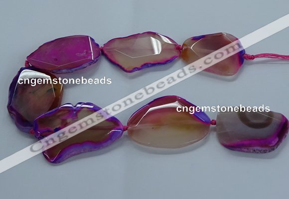 CNG2664 15.5 inches 35*45mm - 40*55mm freeform agate beads