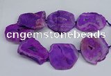 CNG2672 15.5 inches 30*40mm - 40*50mm freeform druzy agate beads