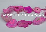 CNG2674 15.5 inches 30*40mm - 40*50mm freeform druzy agate beads