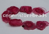 CNG2676 15.5 inches 30*40mm - 40*50mm freeform druzy agate beads