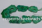 CNG2681 15.5 inches 30*40mm - 40*50mm freeform druzy agate beads