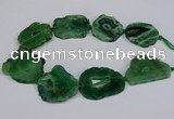 CNG2682 15.5 inches 30*40mm - 40*50mm freeform druzy agate beads