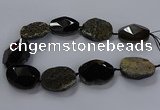 CNG2686 15.5 inches 28*40mm - 30*42mm freeform agate beads