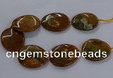 CNG2689 15.5 inches 40*50mm - 45*55mm freeform agate gemstone beads