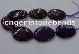 CNG2690 15.5 inches 40*50mm - 45*55mm freeform agate gemstone beads