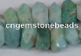 CNG2700 15.5 inches 10*14mm - 13*18mm faceted nuggets amazonite beads