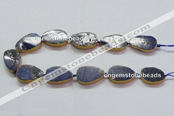 CNG2725 15.5 inches 18*28mm - 20*30mm freeform lapis lazuli beads