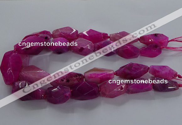 CNG2733 15.5 inches 15*30mm - 20*40mm nuggets agate beads