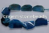 CNG2749 15.5 inches 30*45mm - 35*50mm freeform agate beads