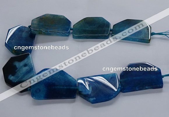 CNG2749 15.5 inches 30*45mm - 35*50mm freeform agate beads