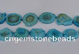 CNG2765 15.5 inches 30*40mm - 45*50mm freeform druzy agate beads