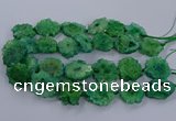 CNG2767 15.5 inches 30*40mm - 45*50mm freeform druzy agate beads