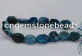 CNG2771 15.5 inches 20*22mm - 22*26mm freeform agate beads