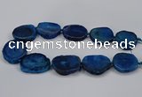 CNG2778 15.5 inches 30*35mm - 35*40mm freeform agate beads