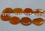 CNG2784 15.5 inches 35*40mm - 45*50mm freeform agate beads