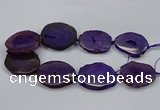 CNG2785 15.5 inches 35*40mm - 45*50mm freeform agate beads