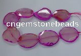 CNG2790 15.5 inches 30*40mm - 40*55mm freeform agate beads