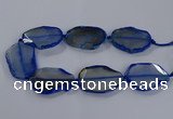 CNG2793 15.5 inches 30*40mm - 40*55mm freeform agate beads